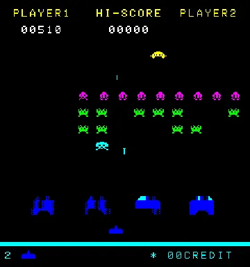 Space Intruder screen shot game playing